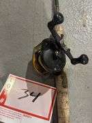 Fishing rod and reel and extra rod