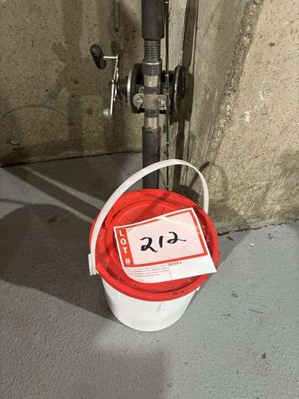 Fishing pole and minnow bucket