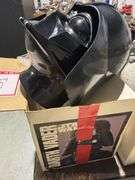 Darth Vader helmet, duck decoy, planters