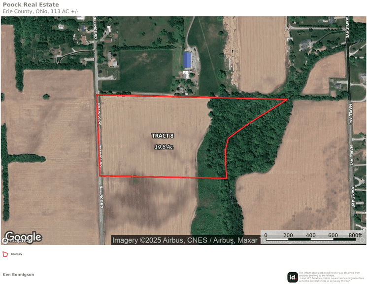 Tract 8 – 19.80 Acres – Billings Road Frontage