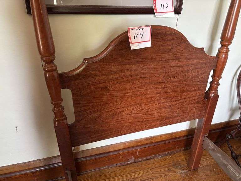 Twin bed, 40 x 81 x 78”