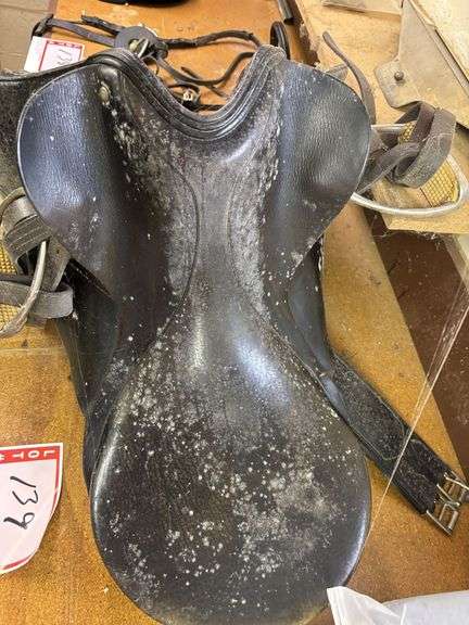 English riding saddle