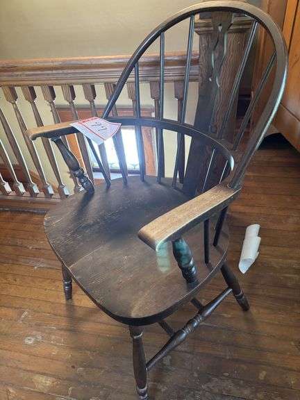 Wooden armchair