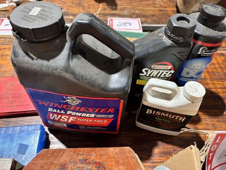 Reload powder, wire stripper, and Moore, shells