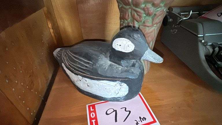 Decoy and vase
