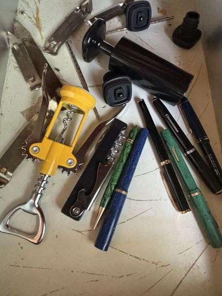 Contents of drawers and bowls, silverware, etc.
