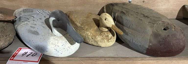 6 - assorted duck decoys