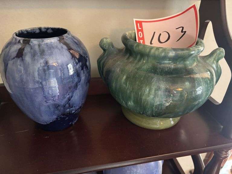 5 – pieces of pottery, one is Floraline