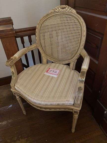 Armchair with Caned back