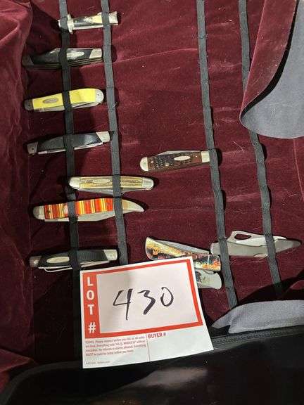 Folding knife collection