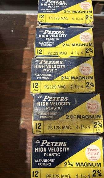 Shotgun shells, live
