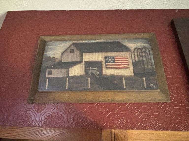 3 - Country pictures above cabinets