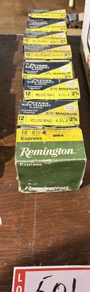 Shotgun shells, live