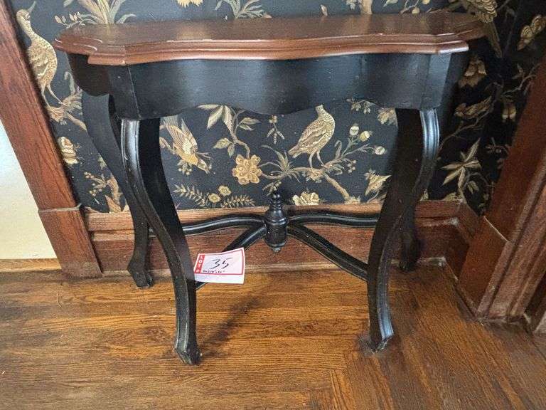 Side table, 36 x 14 x 30”