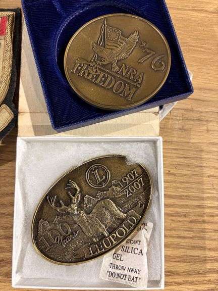 Dog buckles, and our acorn, ducks, unlimited, patch, and candy dish