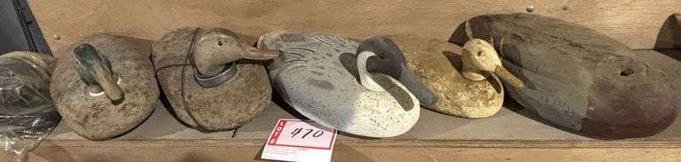 6 - assorted duck decoys