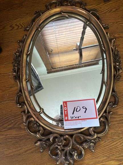 Mirror, 30 x 18”
