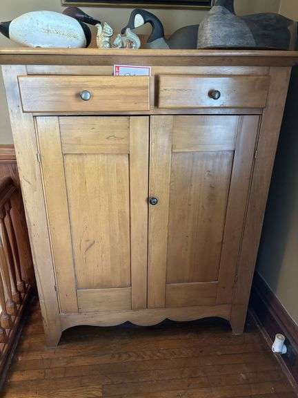 Cabinet, 43 x 18.5 x 56”