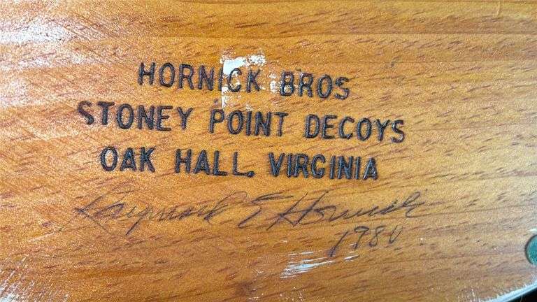 Hornick Brothers Stoney Point Decoys decoy