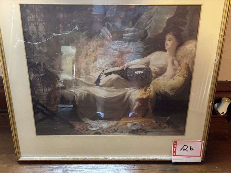 Reclining lady picture