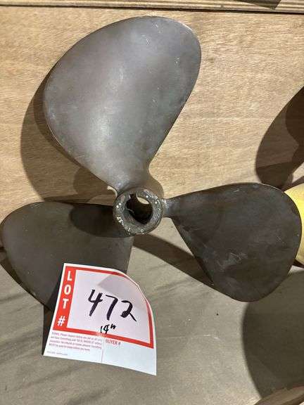 14 inch brass prop