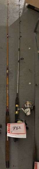 2 – fishing poles with reels
