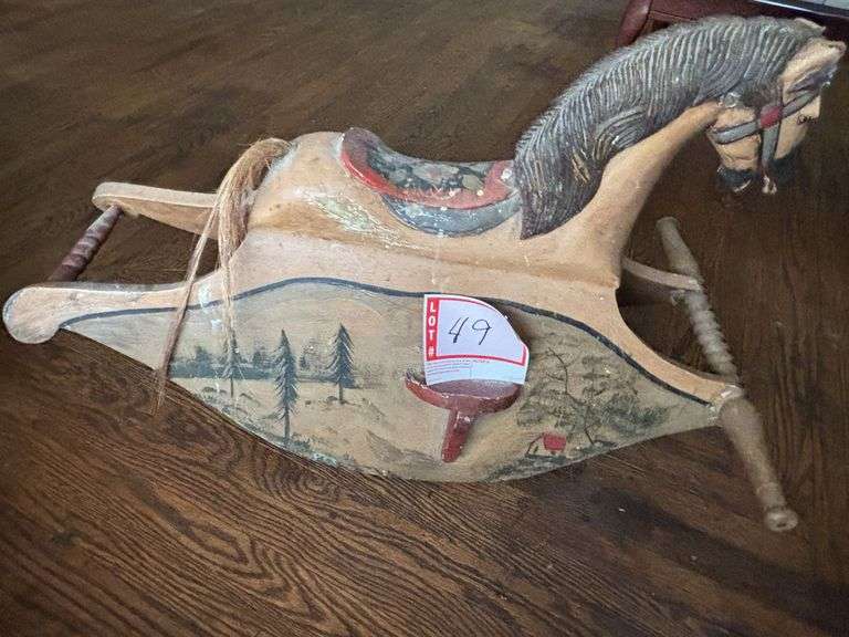Antique rocking horse