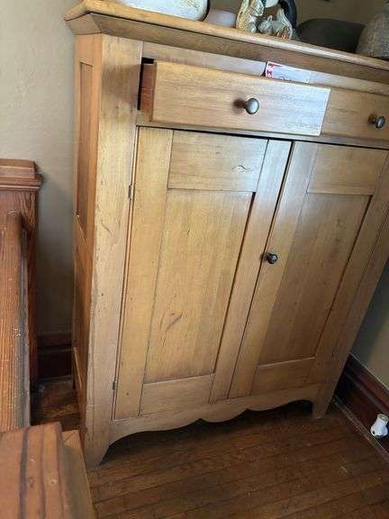 Cabinet, 43 x 18.5 x 56”