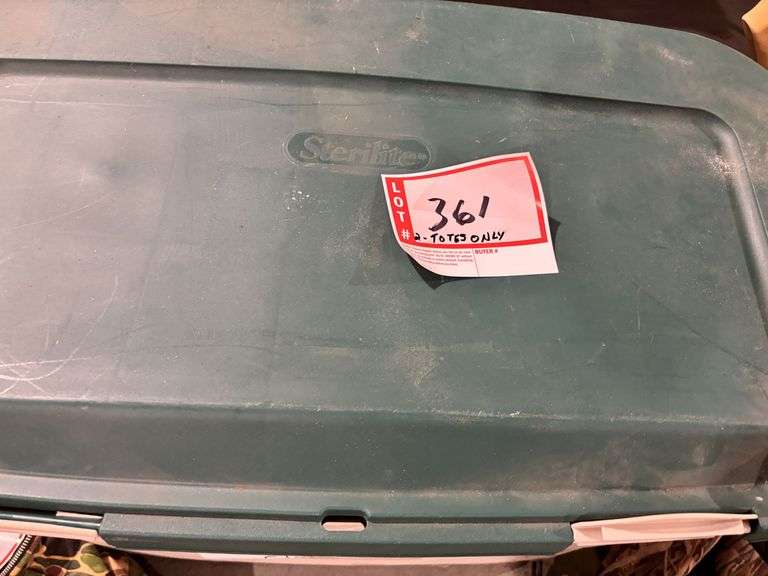 2 – plastic totes