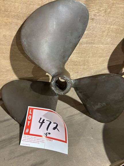 14 inch brass prop