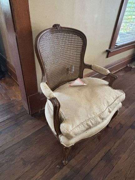 Caned chair