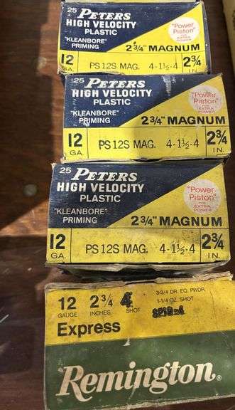 Shotgun shells, live