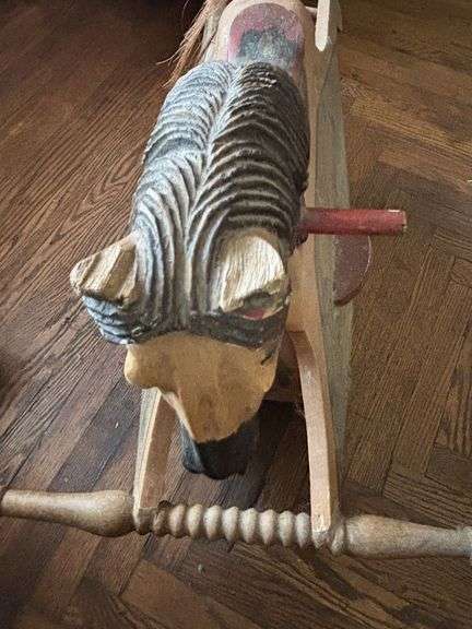 Antique rocking horse
