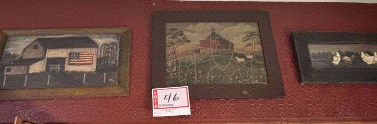 3 - Country pictures above cabinets