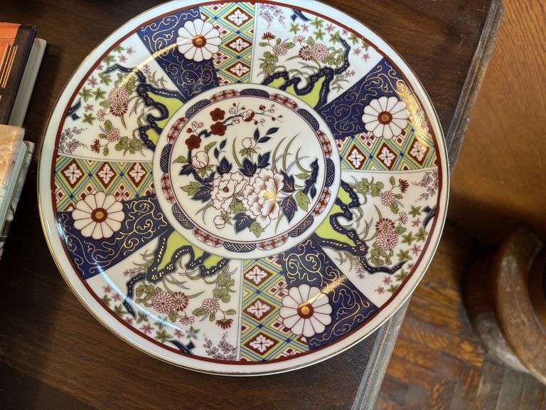 Oriental wall plaque plate