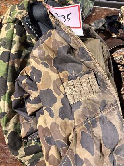 Large camouflage jackets