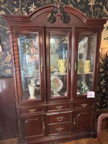 Cabinet but not contents, 54 x 16.5 x 84”