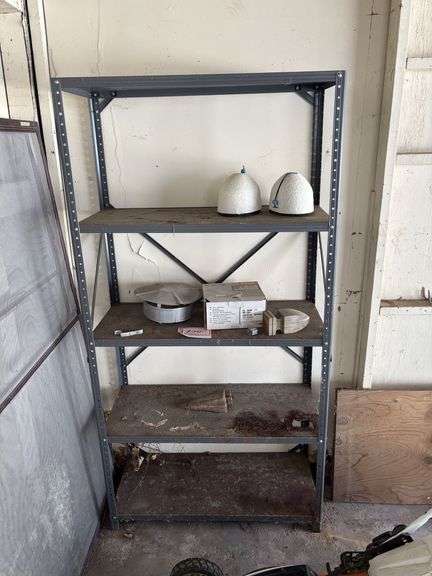 Metal shelving, 36 x 15 x 71”