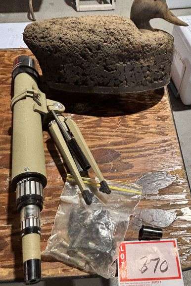 Telescope and duck decoy