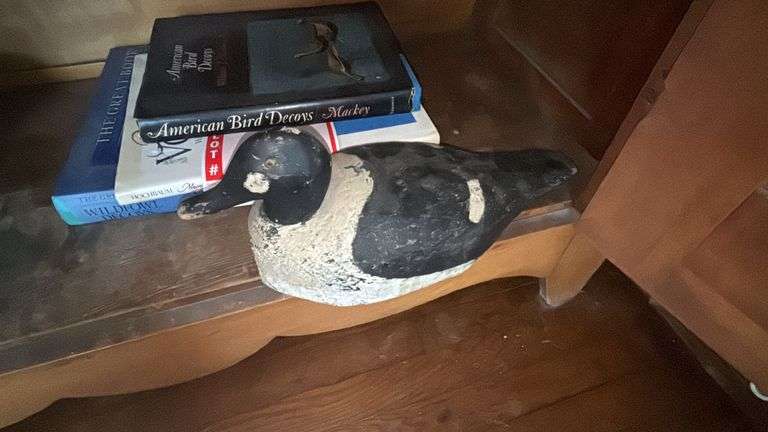 3 – books and Duck decoy