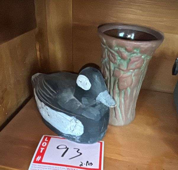 Decoy and vase
