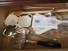 4 - drawers of silverware and other utensils