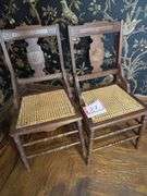 2 – Caned chairs