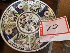 Oriental wall plaque plate