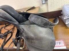 English riding saddle