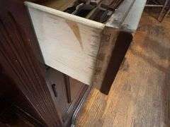 Cabinet but not contents, 54 x 16.5 x 84”