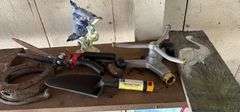 Garden tools, Stangl Birds, skunk decor