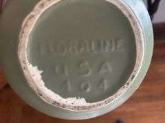 5 – pieces of pottery, one is Floraline