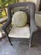 Wicker furniture, 2 - chairs, 3 – tables