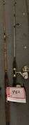 2 – fishing poles with reels